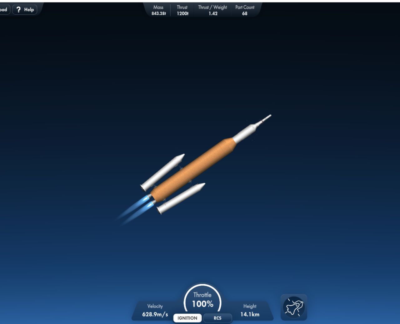 sls vanila Blueprint for Spaceflight Simulator / SFS BP