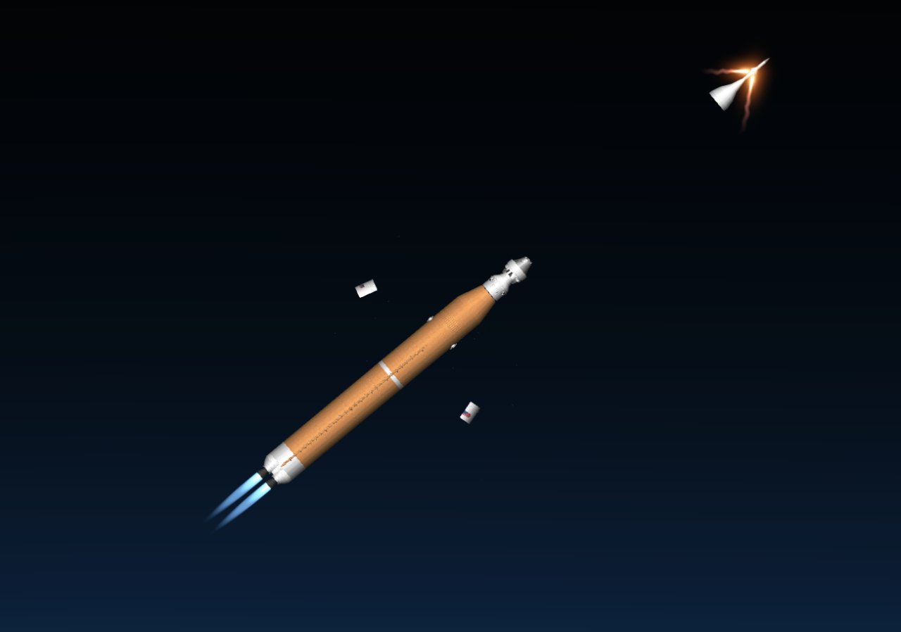 SLS with Orion 2 Spaceflight Simulator
