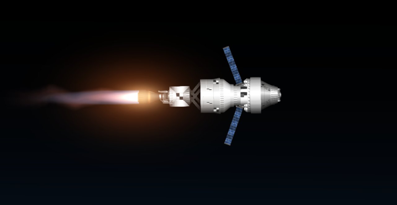 SLS with Orion 2 Spaceflight Simulator