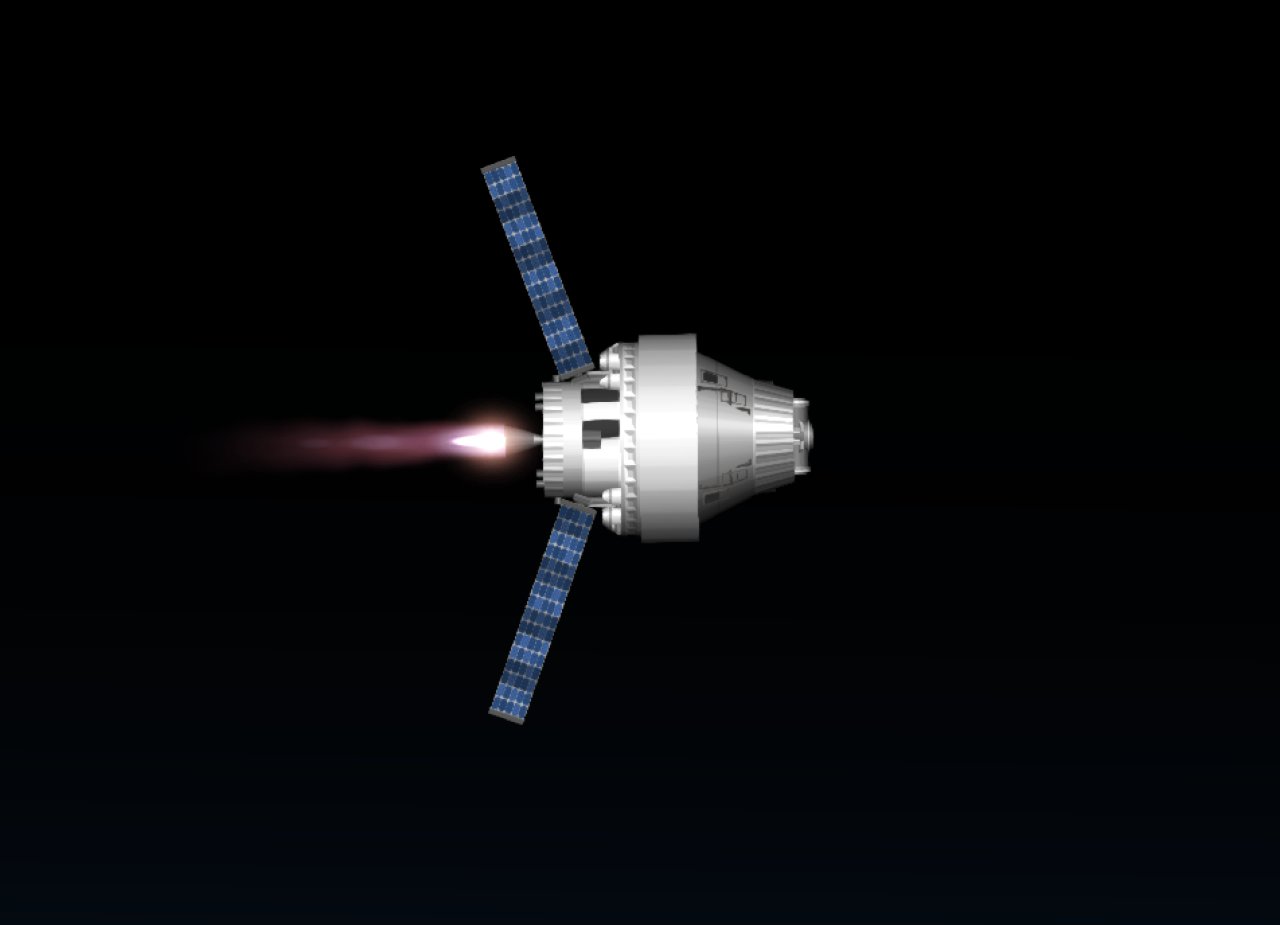 SLS with Orion 2 Spaceflight Simulator