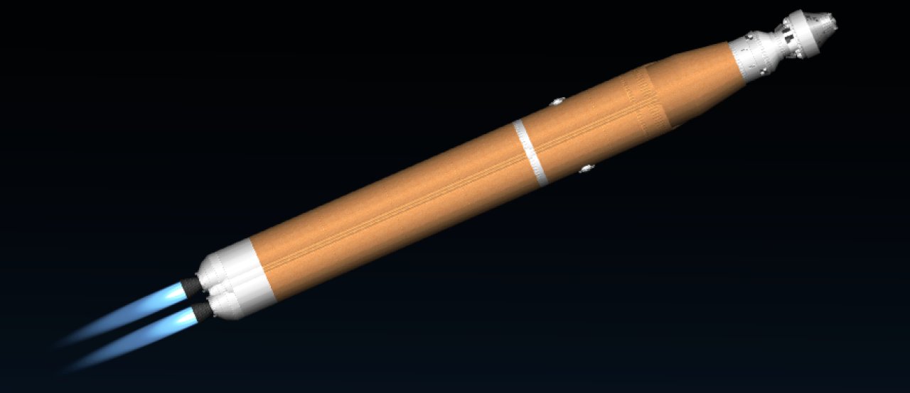 SLS with Orion Spaceflight Simulator