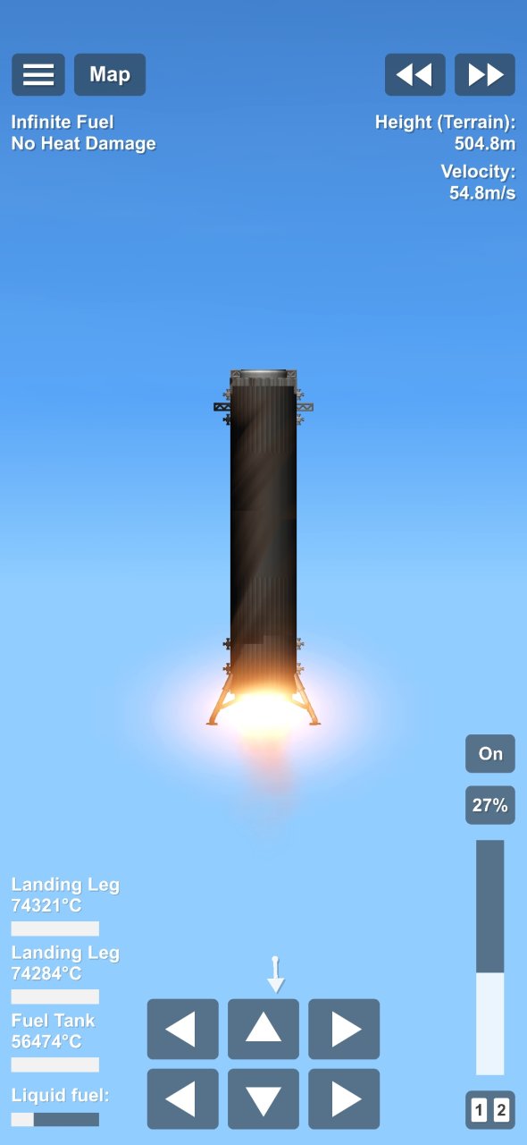 Small booster Spaceflight Simulator
