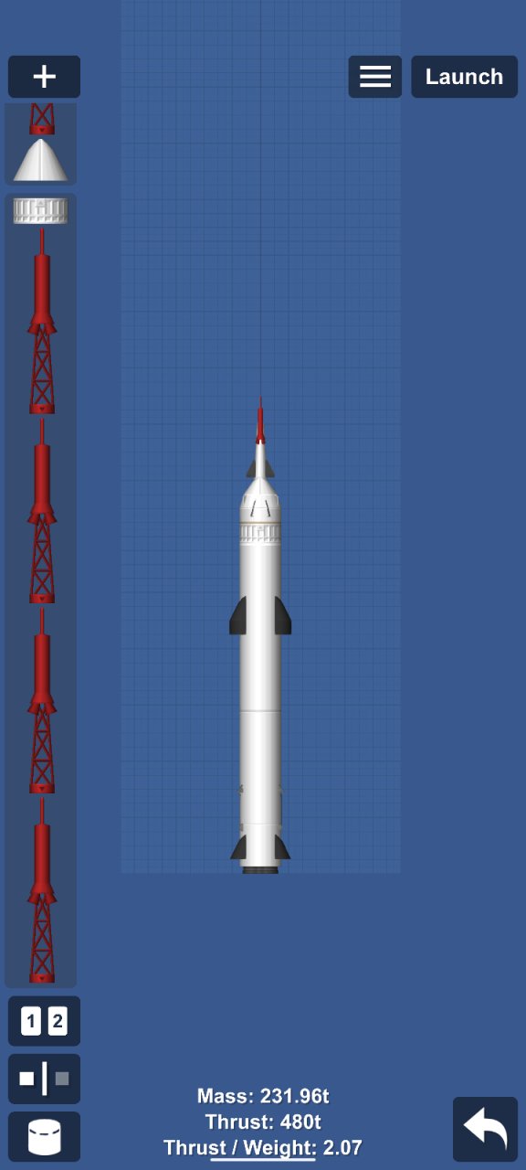 small crew rocket Spaceflight Simulator