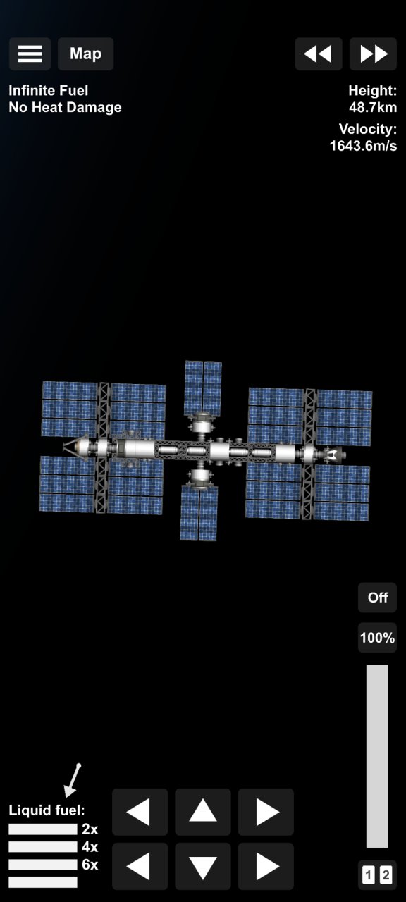 Solar station Spaceflight Simulator