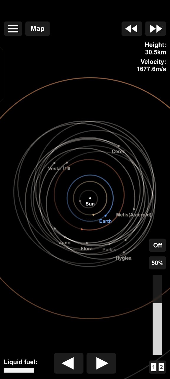 Solar System + Asteroids Spaceflight Simulator