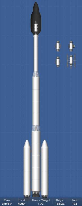 Satellite Blueprint for Spaceflight Simulator / SFS BP