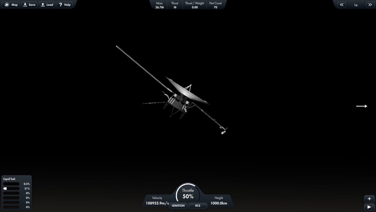 Sonda Voyaguer-2 Spaceflight Simulator