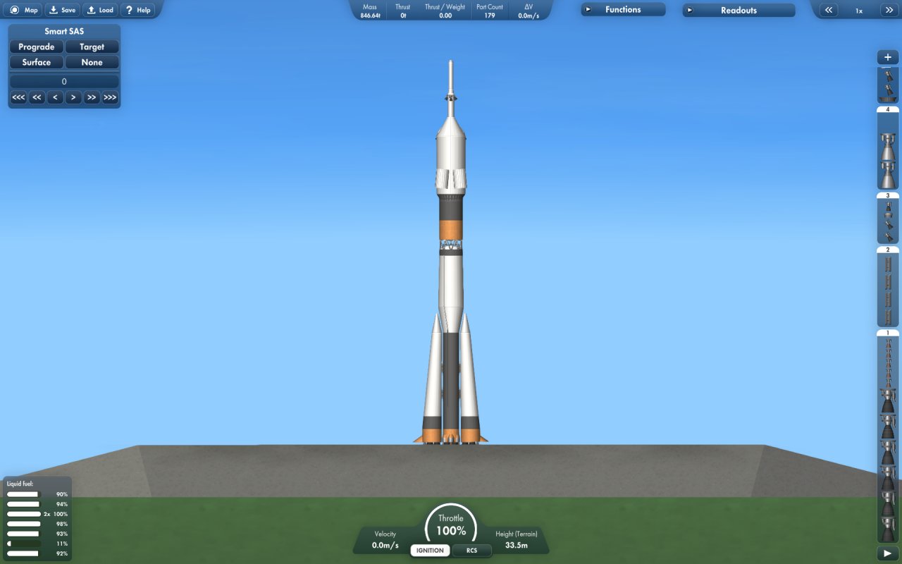 Soyuz-FG (Procedural parts) Spaceflight Simulator