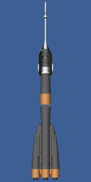 Soyuz Rocket Blueprint for Spaceflight Simulator / SFS BP