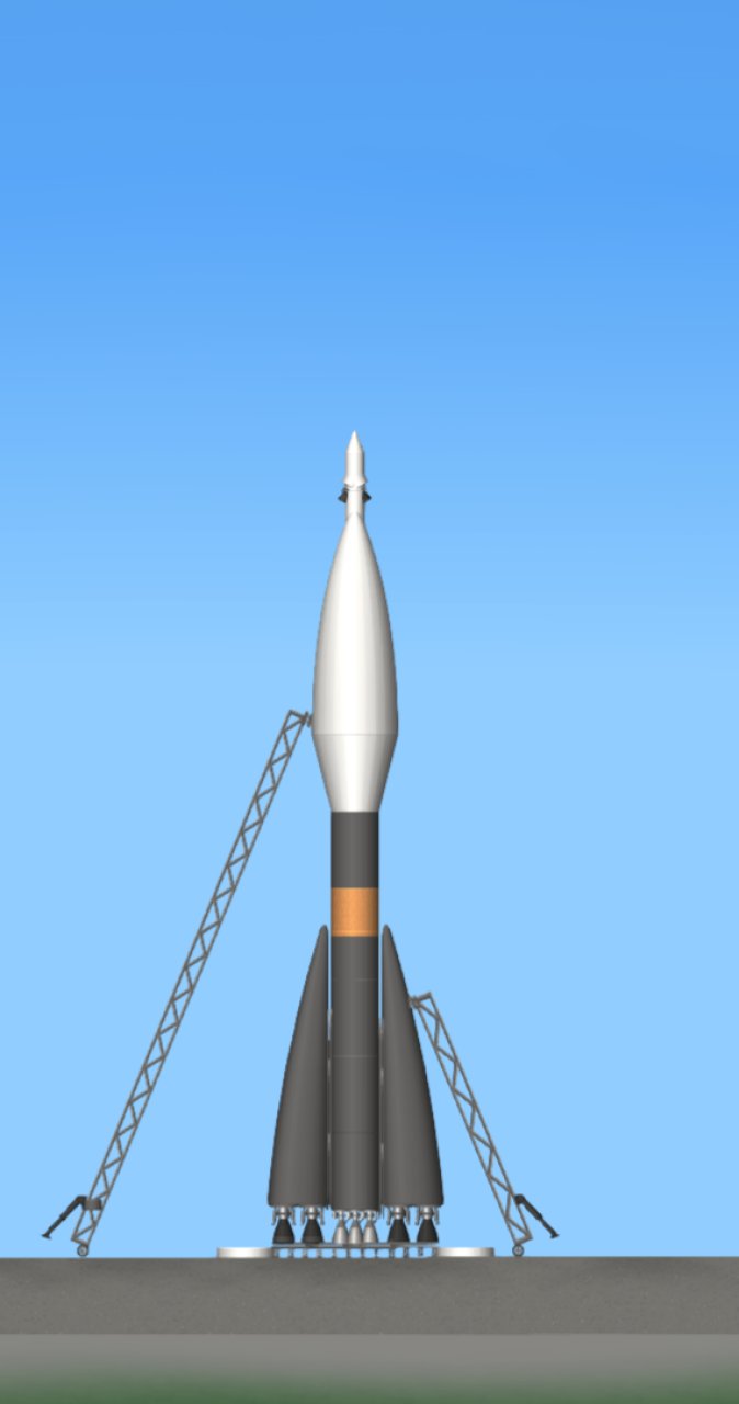 soyuz rocket and capsule for Spaceflight Simulator