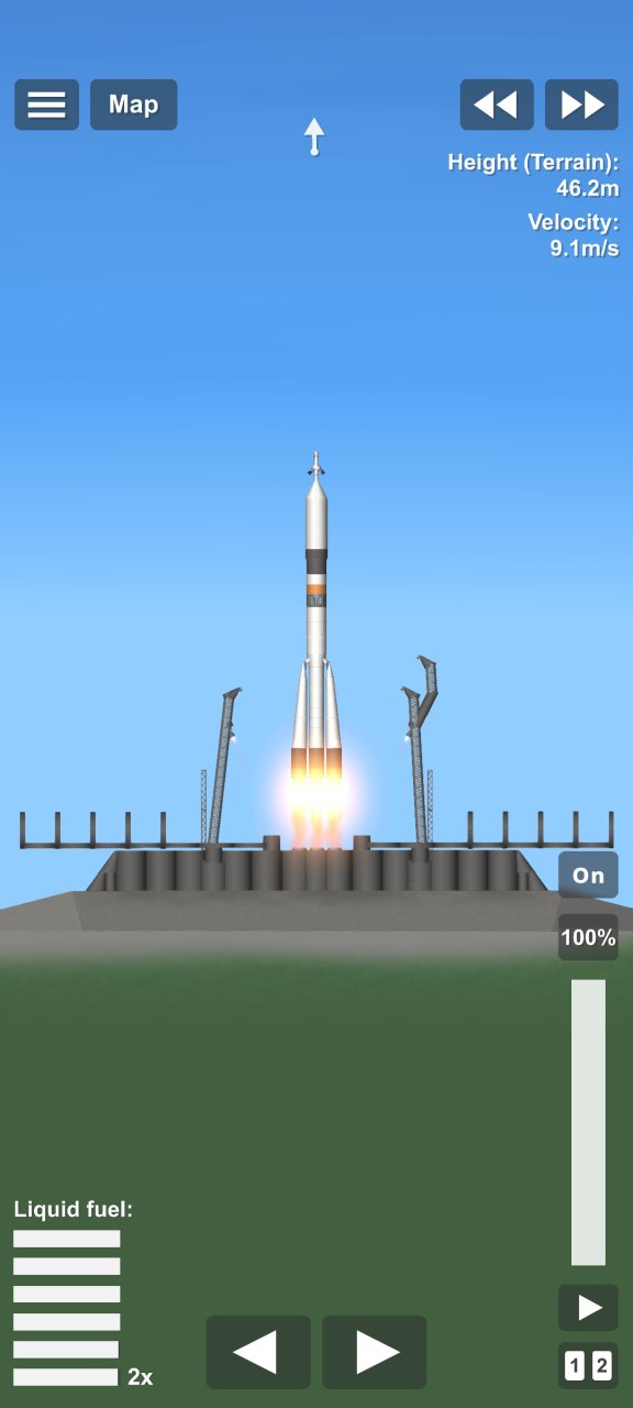 Soyuz rocket ( can dock ) Spaceflight Simulator