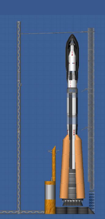 Rocket Blueprint for Spaceflight Simulator / SFS BP