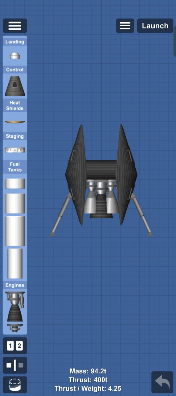 space falcon(lander) Spaceflight Simulator
