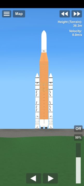 Space launch system Blueprint for Spaceflight Simulator / SFS BP