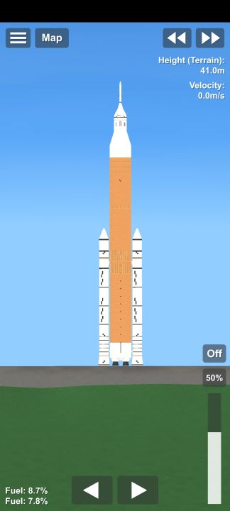 Space launch system Blueprint for Spaceflight Simulator / SFS BP