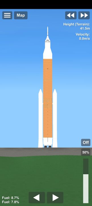 Space launch system Blueprint for Spaceflight Simulator / SFS BP