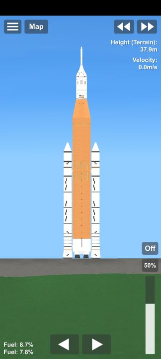 Space launch system Blueprint for Spaceflight Simulator / SFS BP