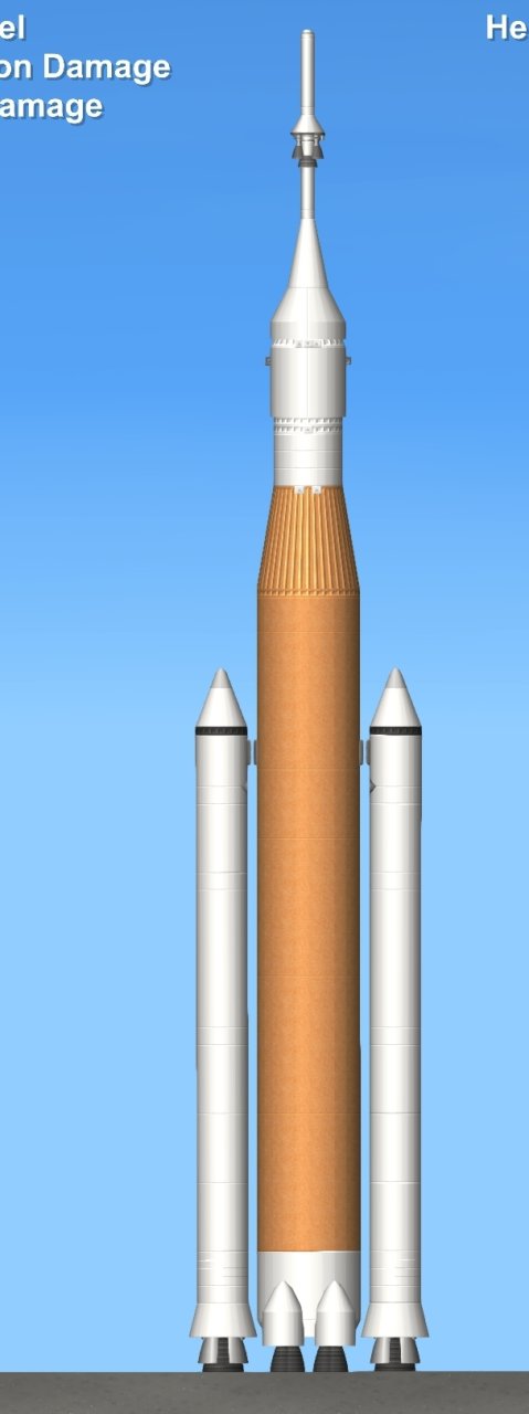 Space Launch System. Spaceflight Simulator