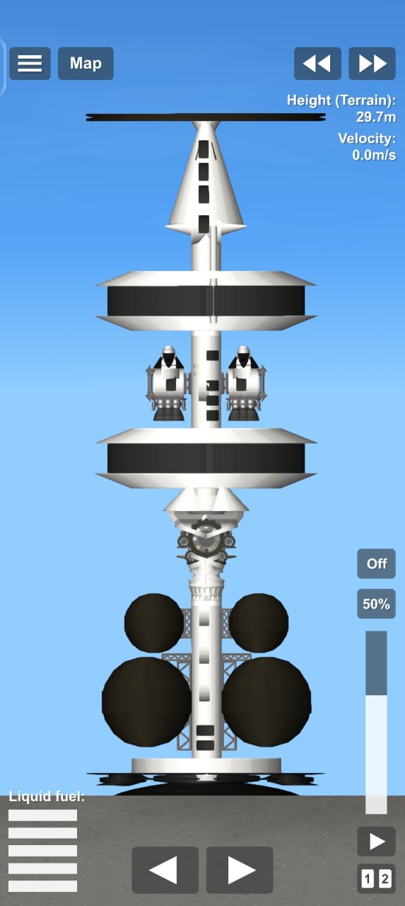 space ship lag (no DLC) for Spaceflight Simulator