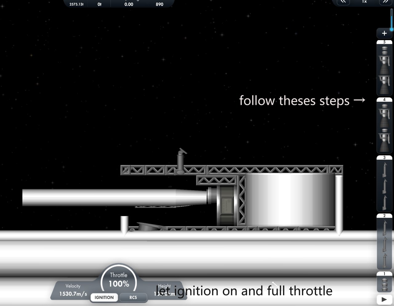 space ship（with cannons） Spaceflight Simulator
