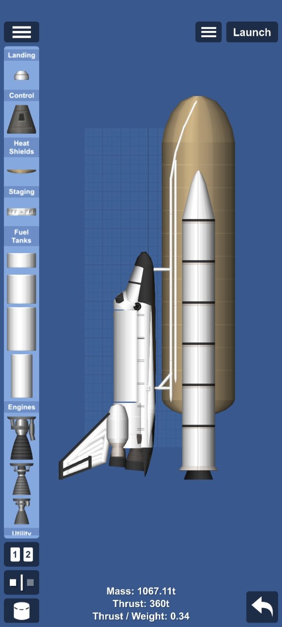 Space shuttle Spaceflight Simulator