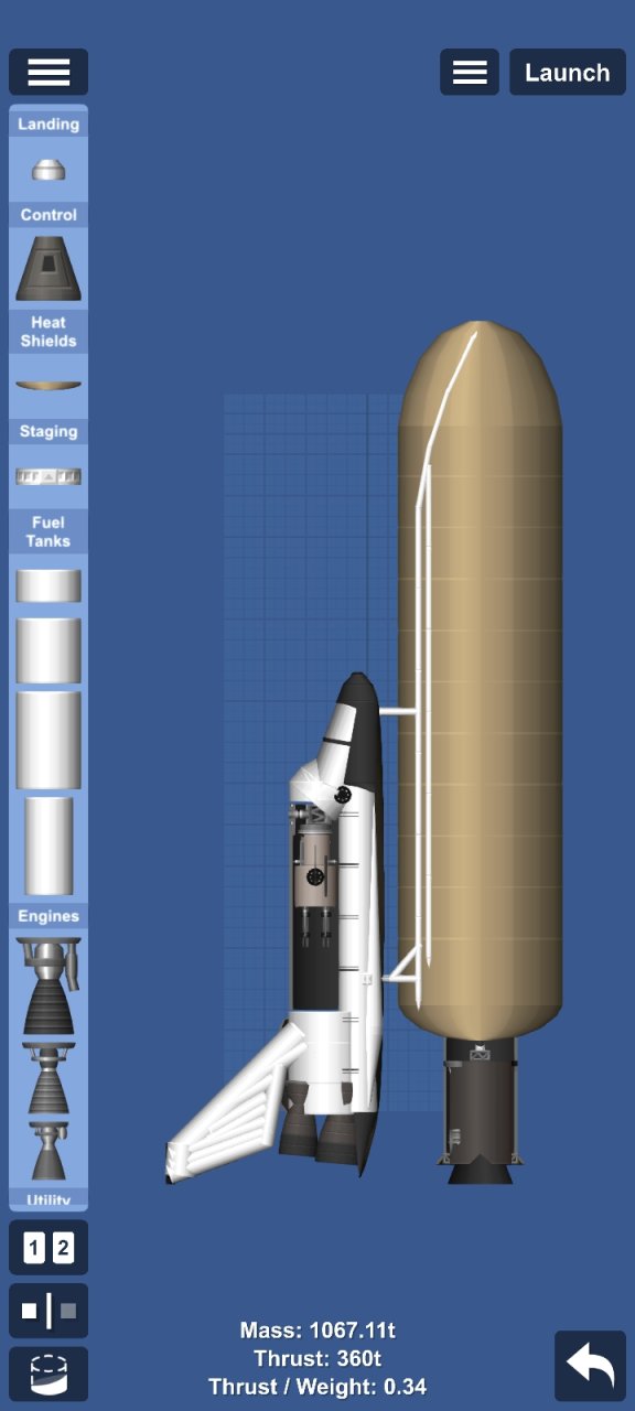 Space shuttle Spaceflight Simulator