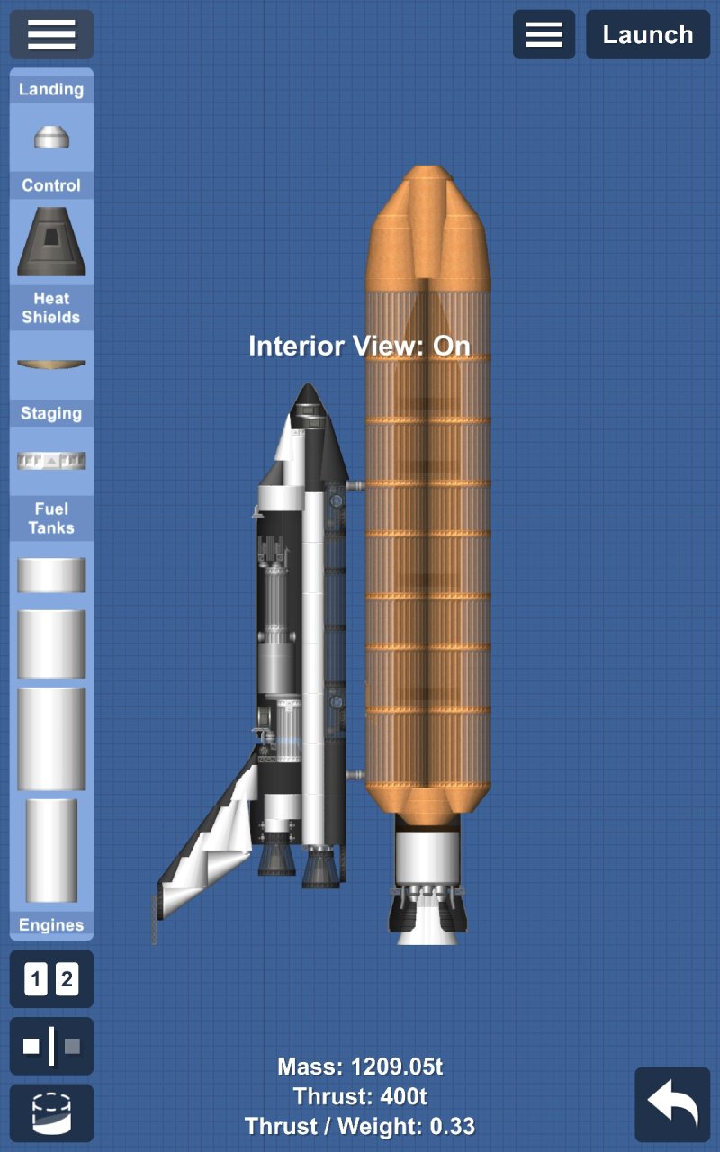 Space shuttle (Hyper realism) Spaceflight Simulator