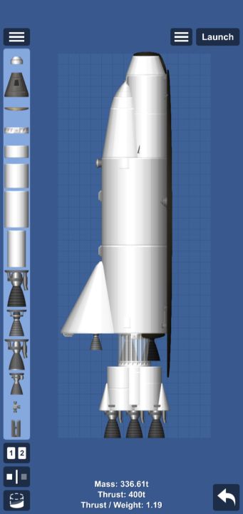 space shuttle ship no dlc Blueprint for Spaceflight Simulator / SFS BP