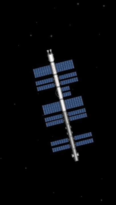 SPACE STATION Blueprint for Spaceflight Simulator / SFS BP