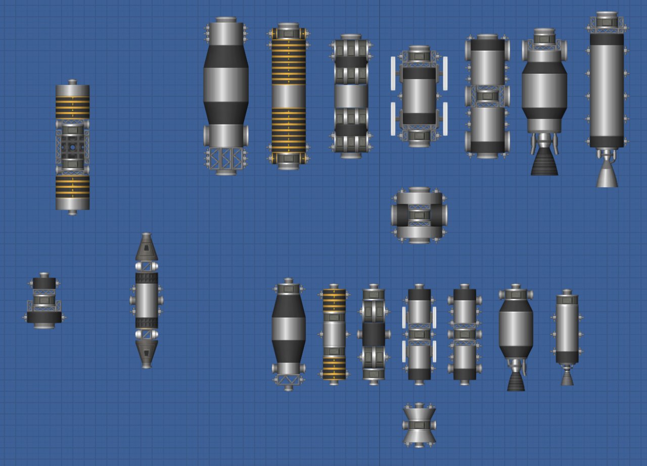 Space Station Parts Spaceflight Simulator