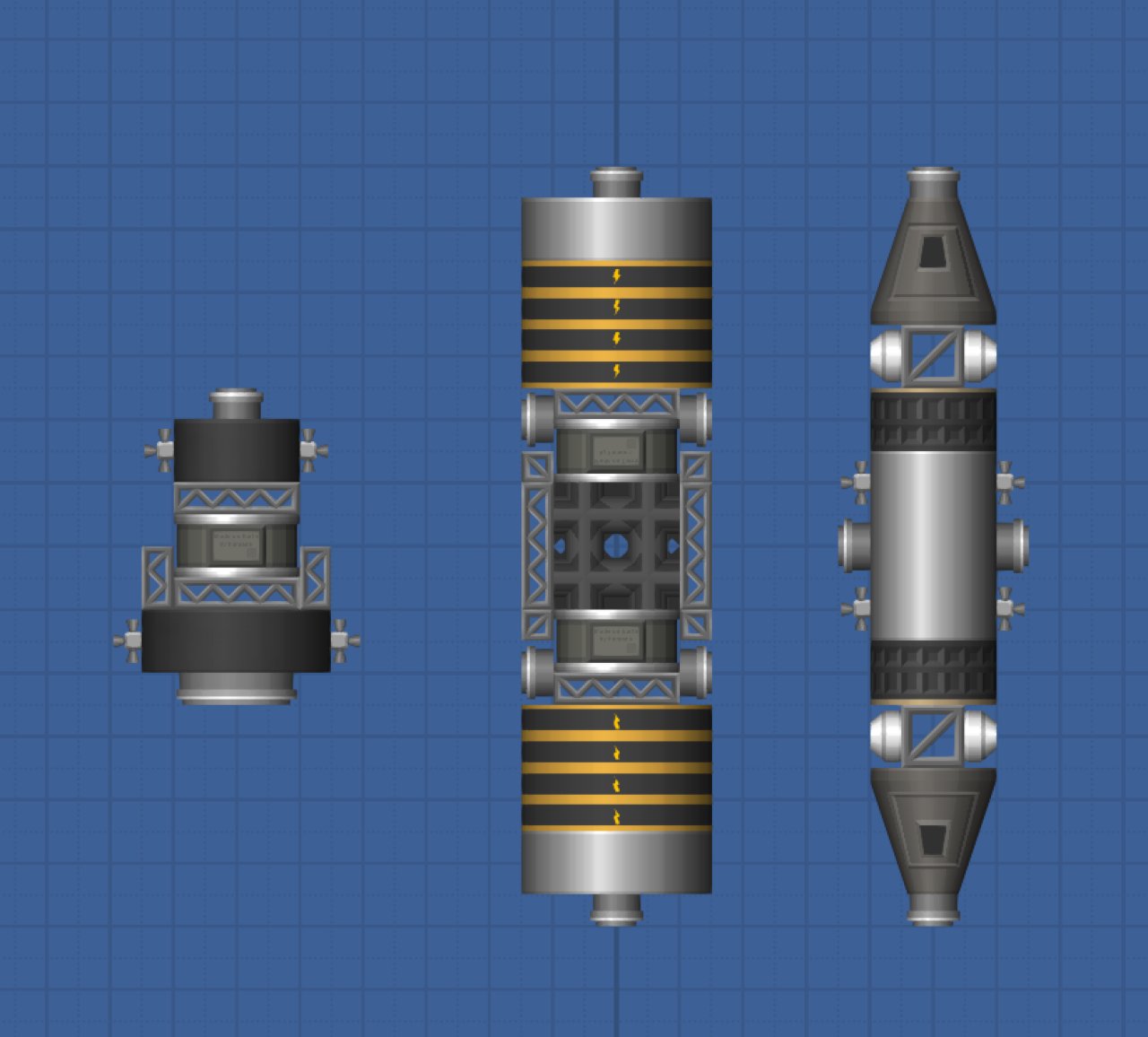 Space Station Parts Spaceflight Simulator