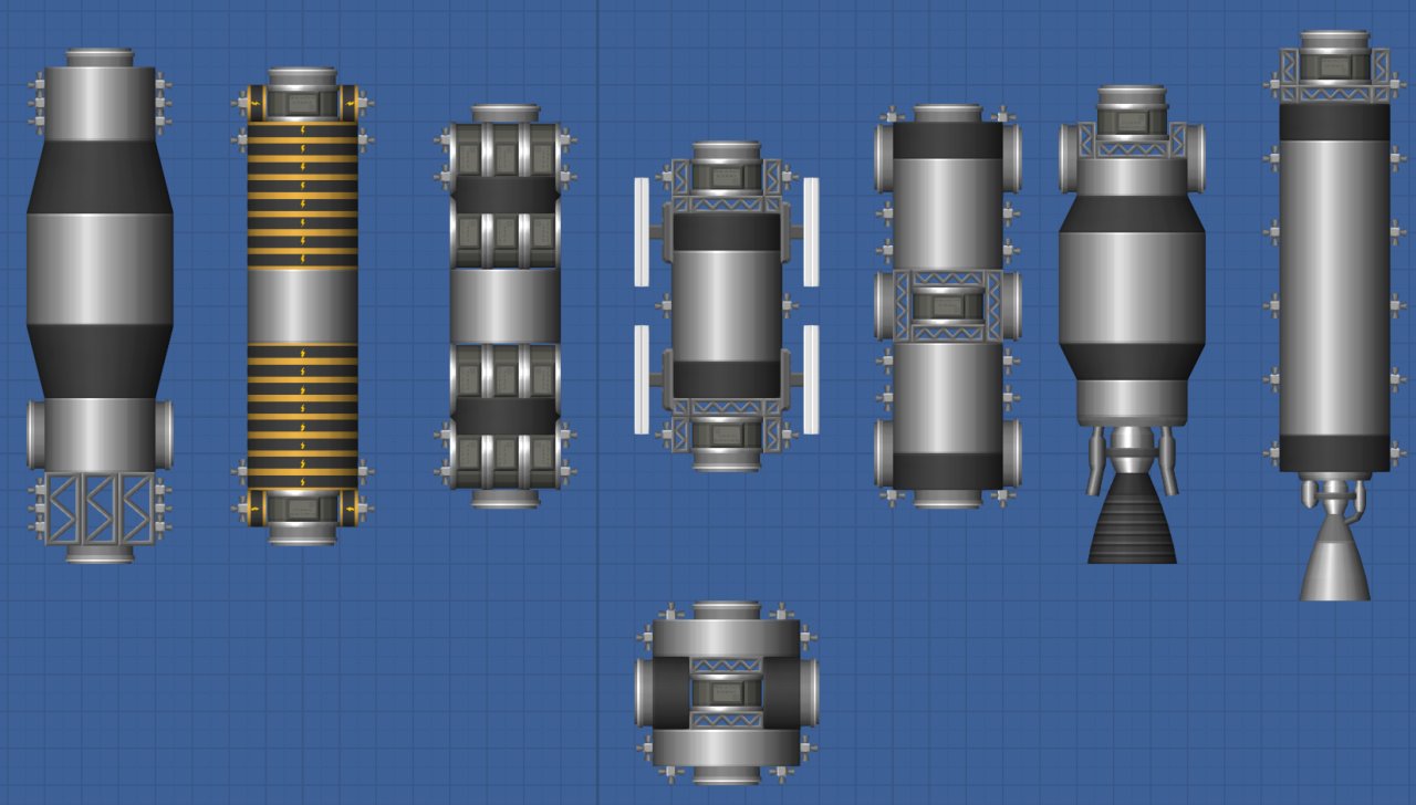 Space Station Parts Spaceflight Simulator