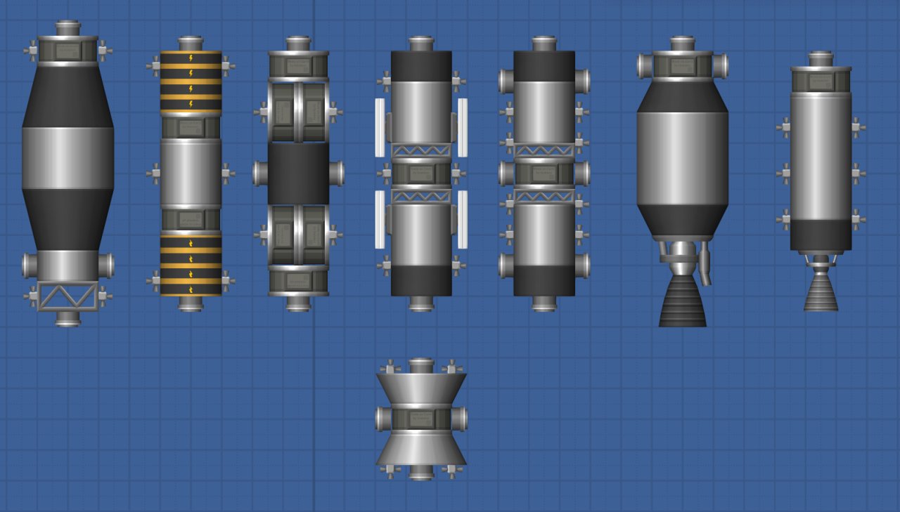 Space Station Parts Spaceflight Simulator