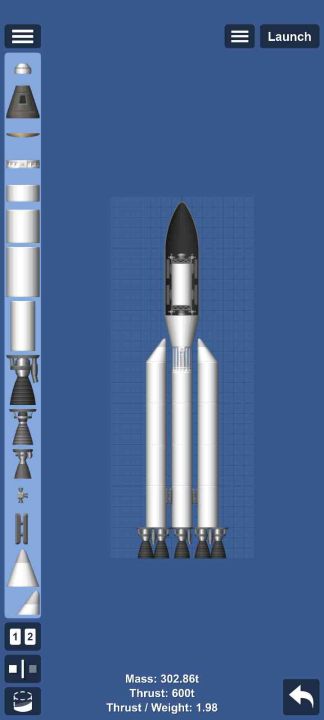 Space Station Satellite part 1 Blueprint for Spaceflight Simulator / SFS BP