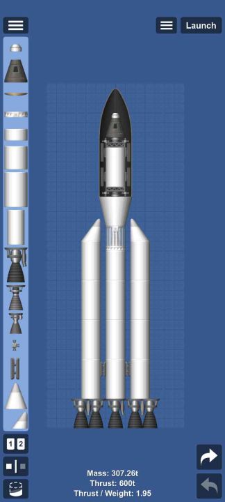 Space Station Satellite part 1 Blueprint for Spaceflight Simulator / SFS BP