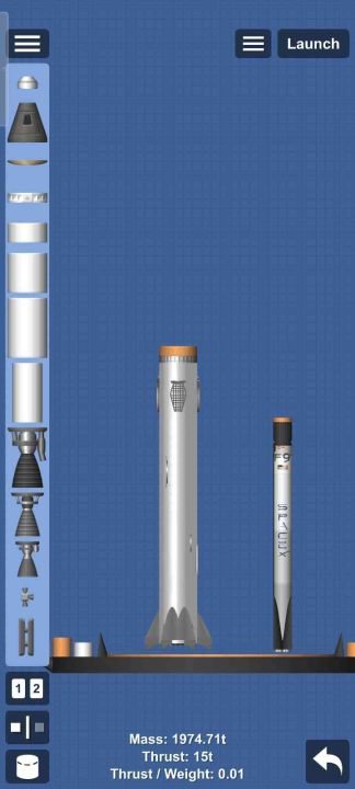 Space X place Blueprint for Spaceflight Simulator / SFS BP