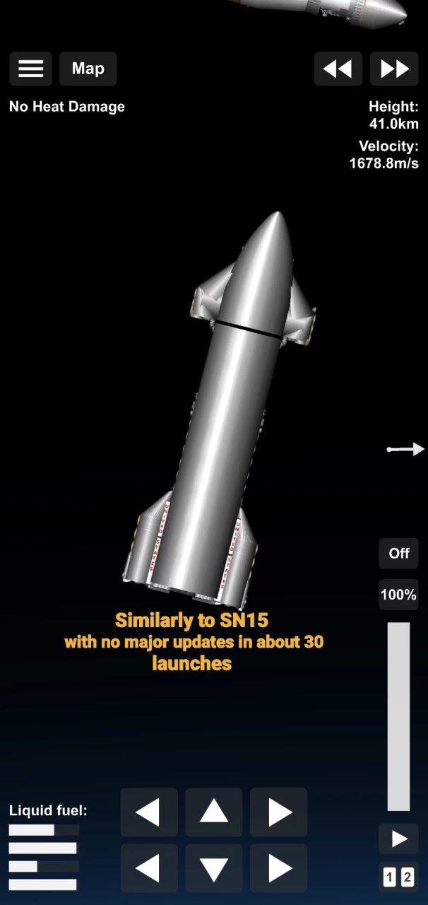 SPACE X Starship SN15 Spaceflight Simulator