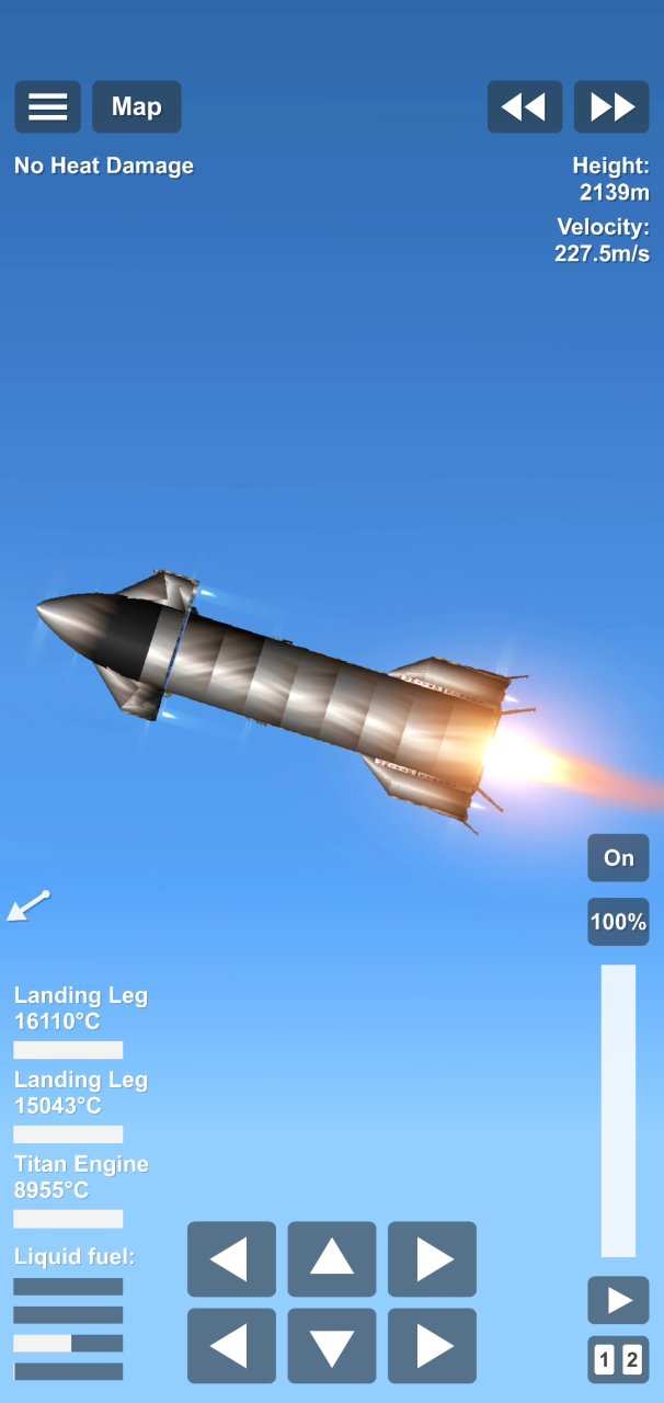 SPACE X Starship SN15 Spaceflight Simulator