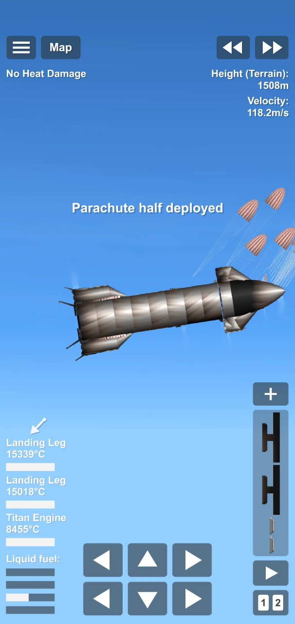 SPACE X Starship SN15 Spaceflight Simulator