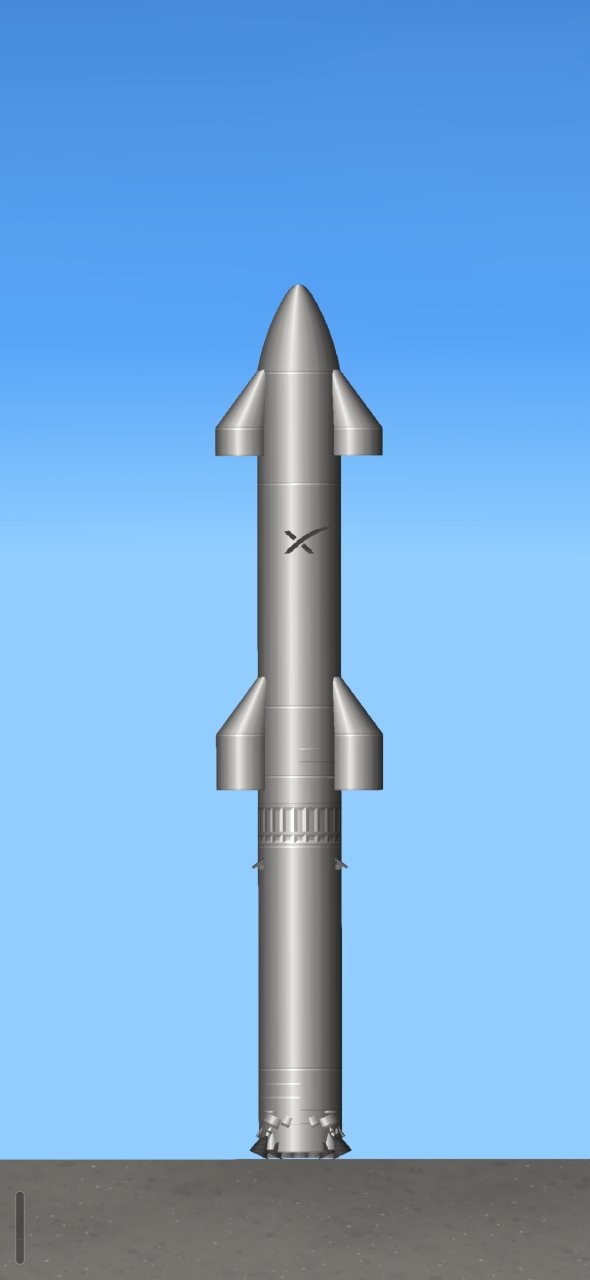 Space x superheavy starship Spaceflight Simulator