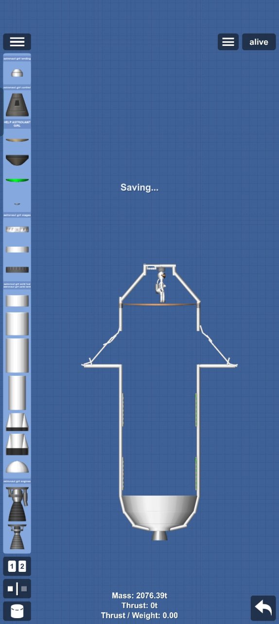 spacecraft that dosent launch Spaceflight Simulator