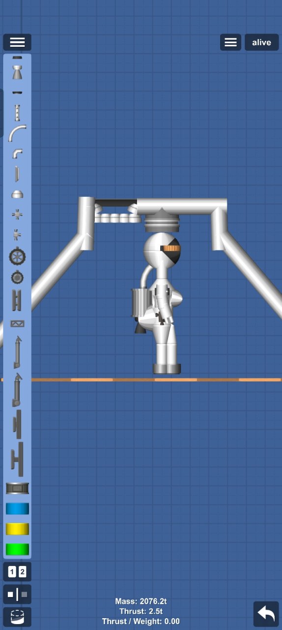 spacecraft that dosent launch Spaceflight Simulator