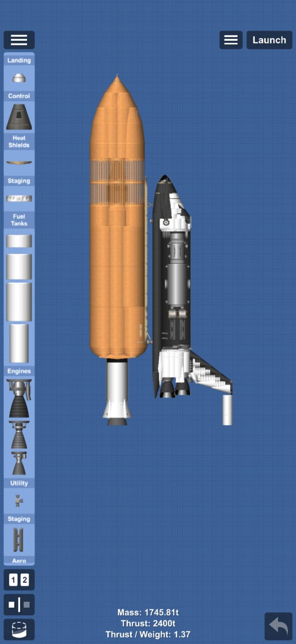Spaceshuttle and skylab Spaceflight Simulator