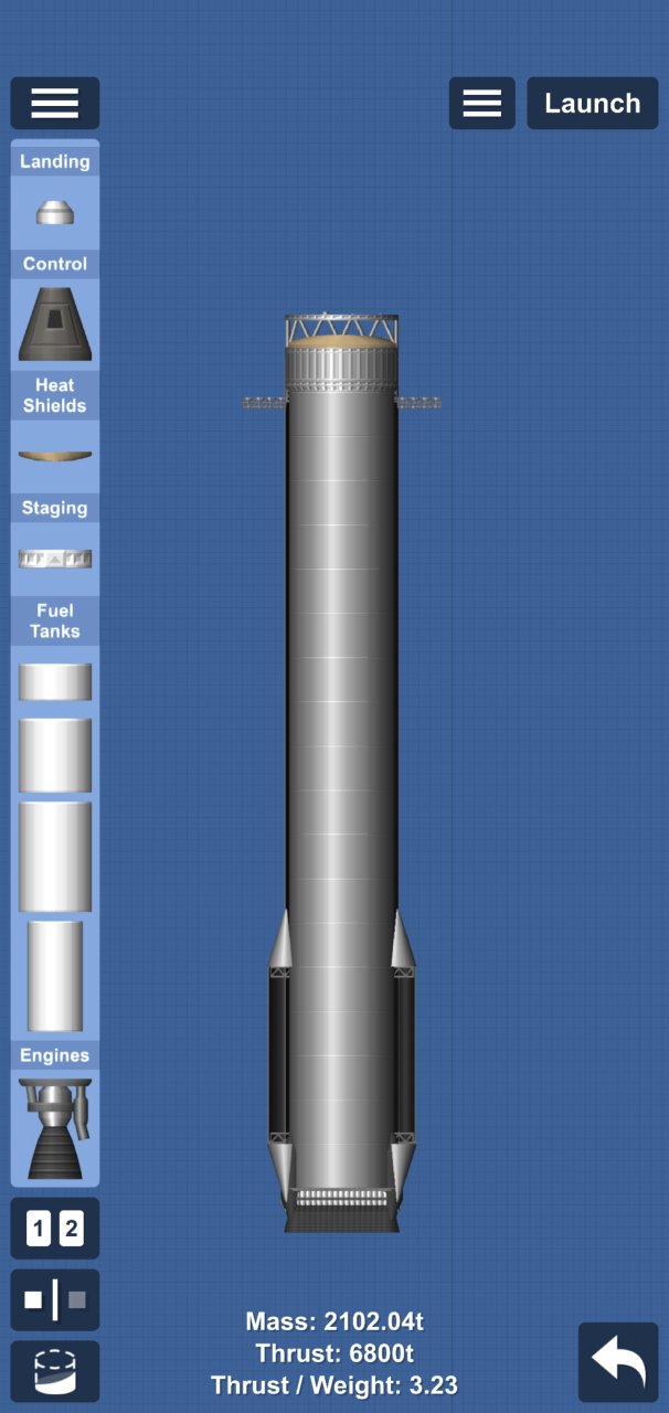 SpaceX Booster 22 Spaceflight Simulator