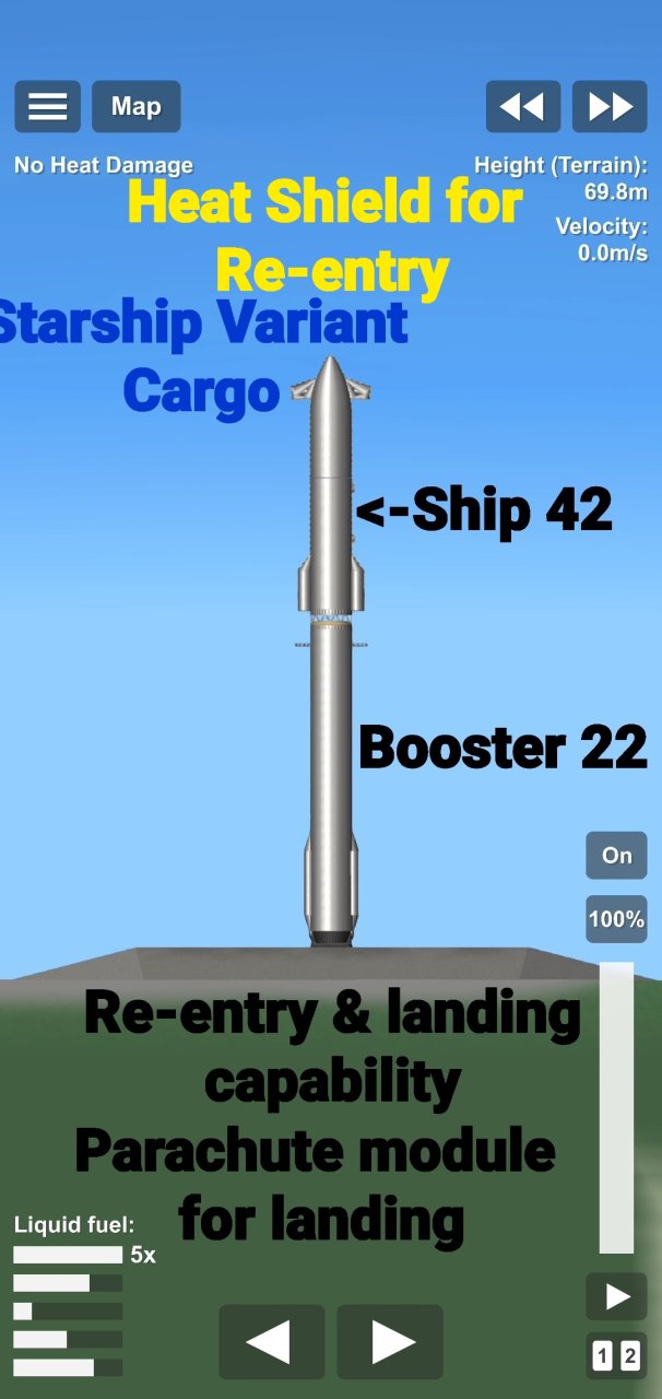 SpaceX Booster 22 Spaceflight Simulator
