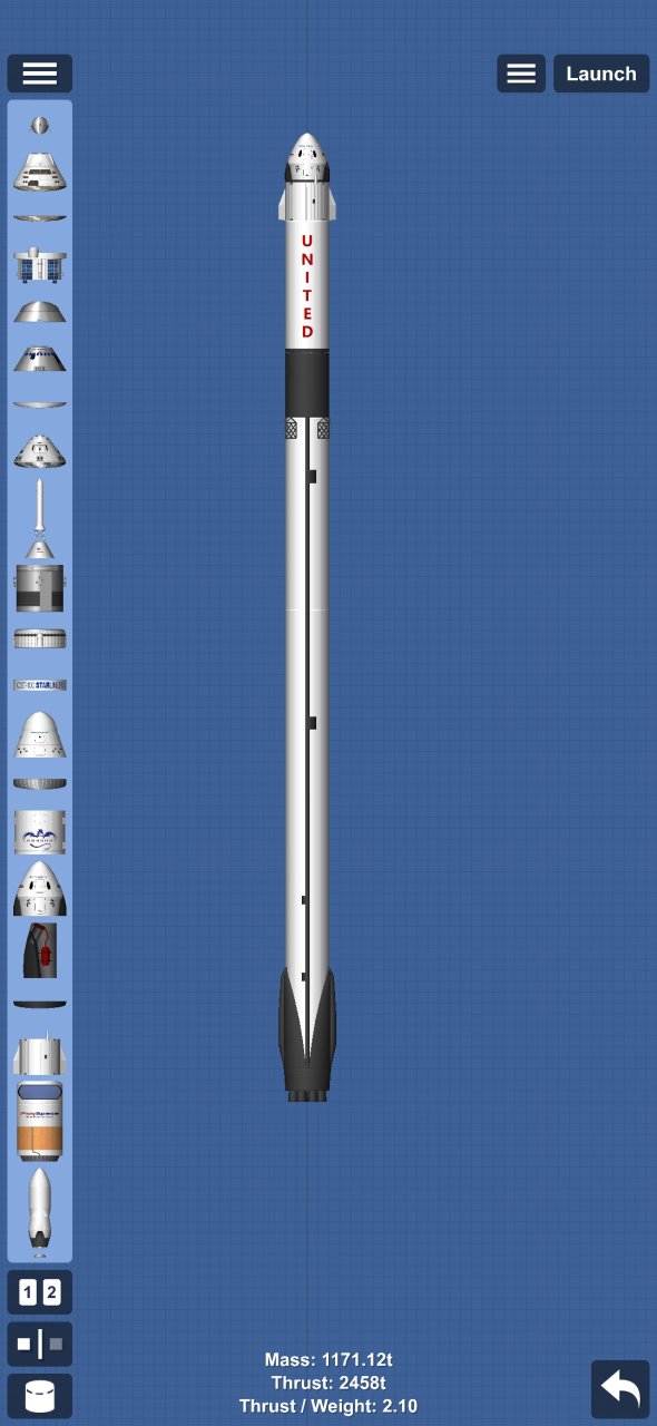 spaceX crew dragon falcon 9 Spaceflight Simulator