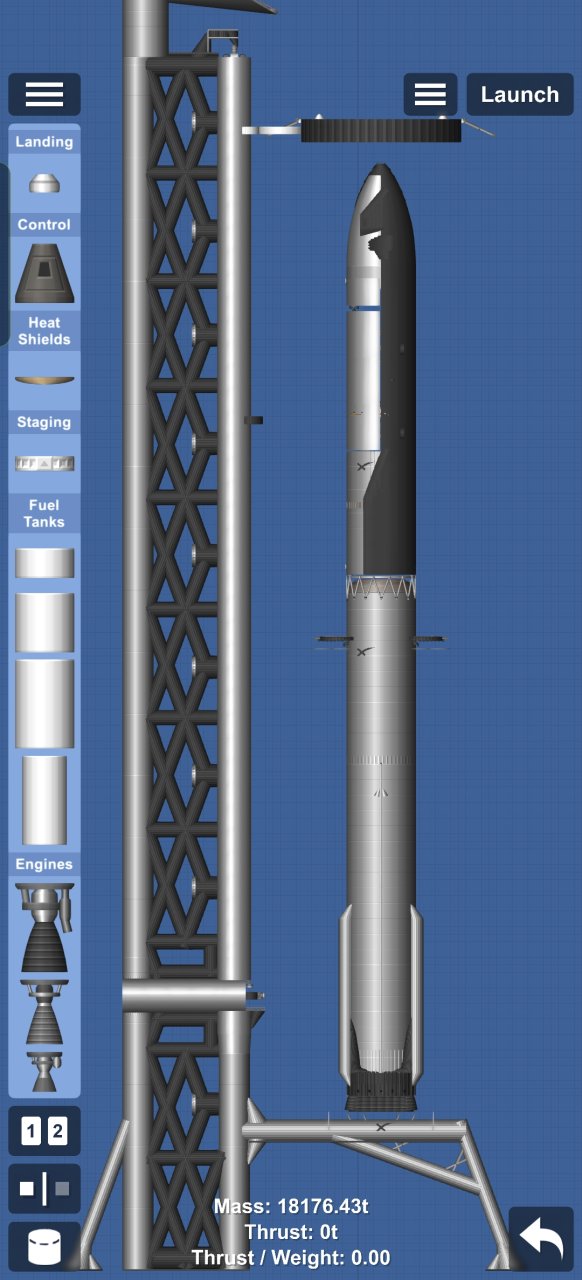 SpaceX starship Spaceflight Simulator