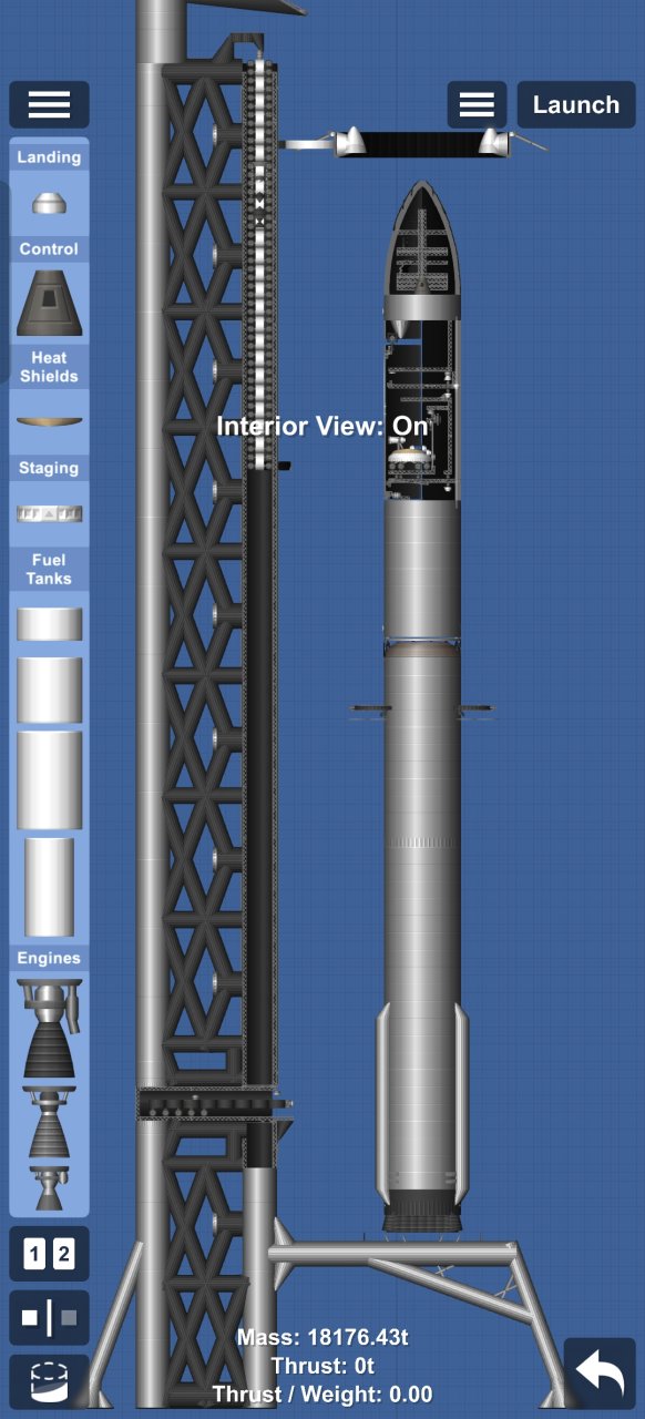 SpaceX starship Spaceflight Simulator