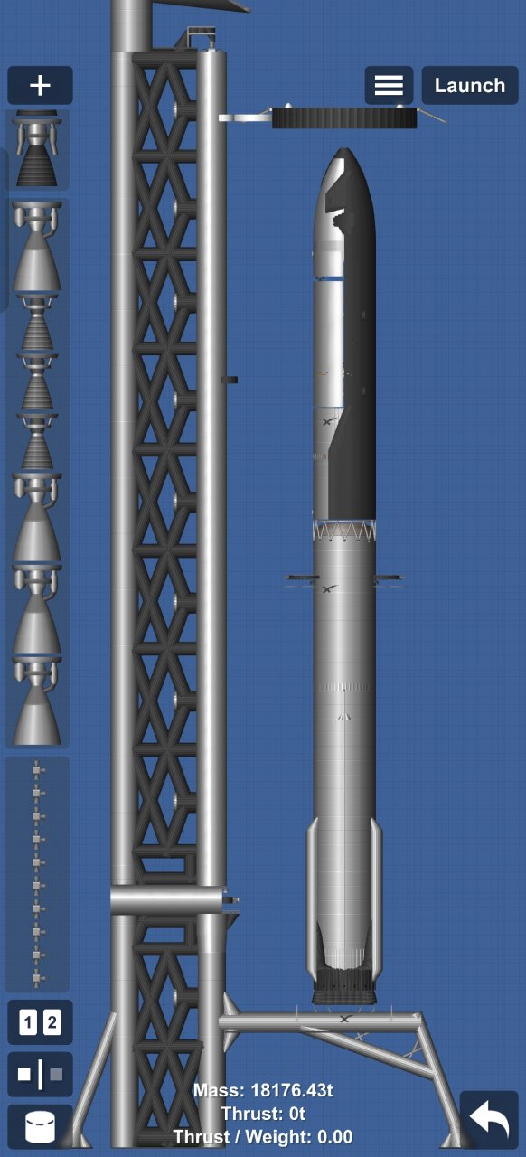 SpaceX starship Spaceflight Simulator