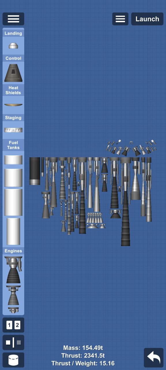 Spaghetti engines Spaceflight Simulator